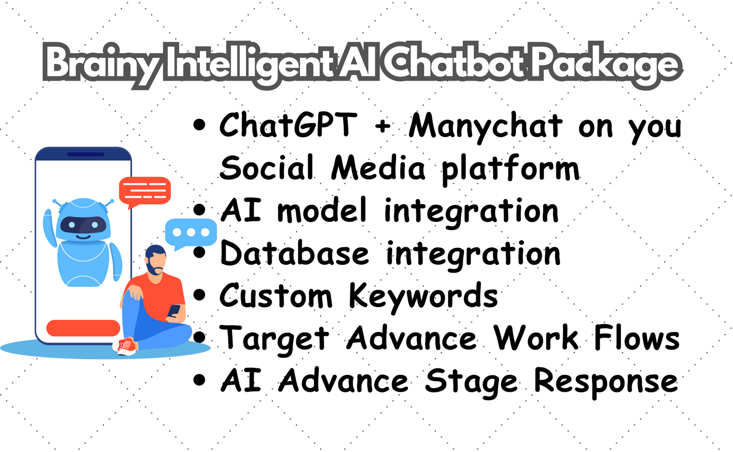Power of AI with a Customized Chatbot for Your Instagram & Facebook using ChatGPT + ManyChat